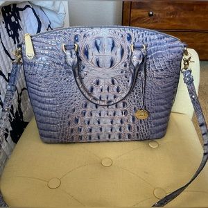 Brahmin Duxbury Satchel Washed Indigo